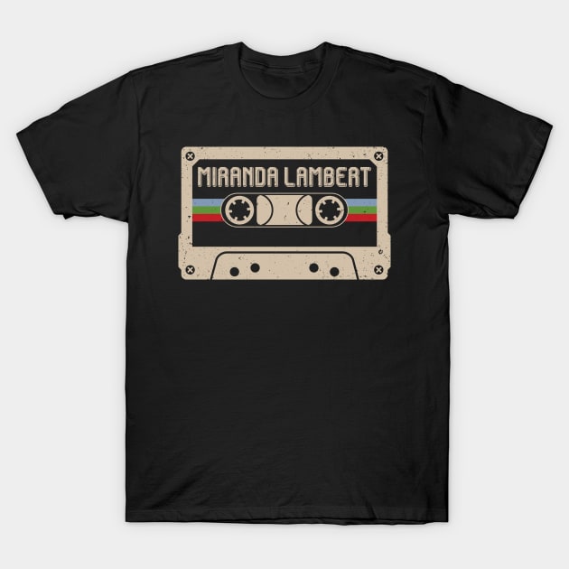 Miranda Lambert Vintage Cassette Tape T-Shirt by Horton Cyborgrobot